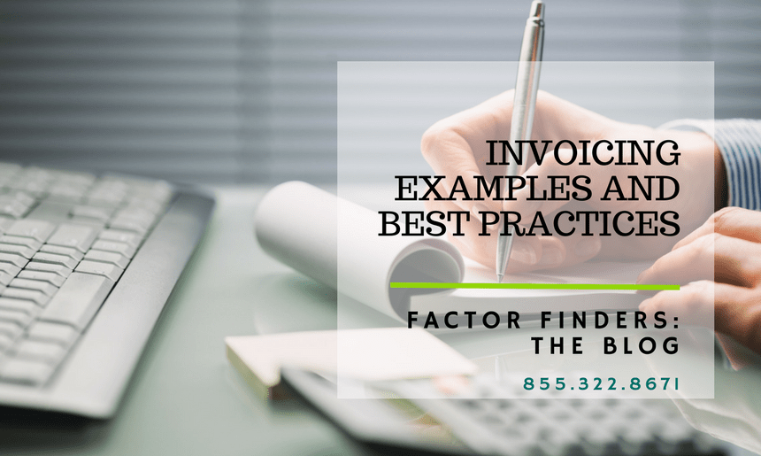 Invoicing Info and Examples